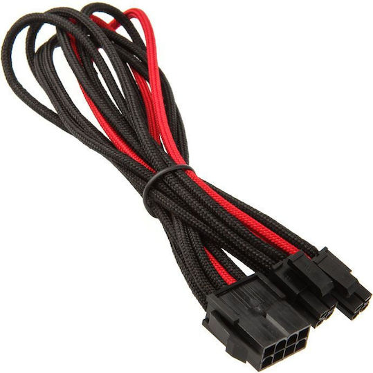 Silverstone 8-Pin EPS - 4 Pin EPS Cable 0.3m Black (PP07-EPS8BR)