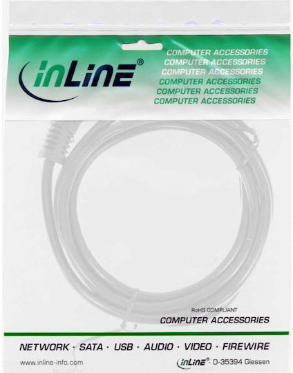 InLine Schuko - IEC C13 Cable 1.8m White (16652W)