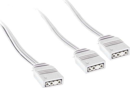 Kolink Argb 1-2 Splitter Cable 3pin 30cm White Pgw-ac-kol-155