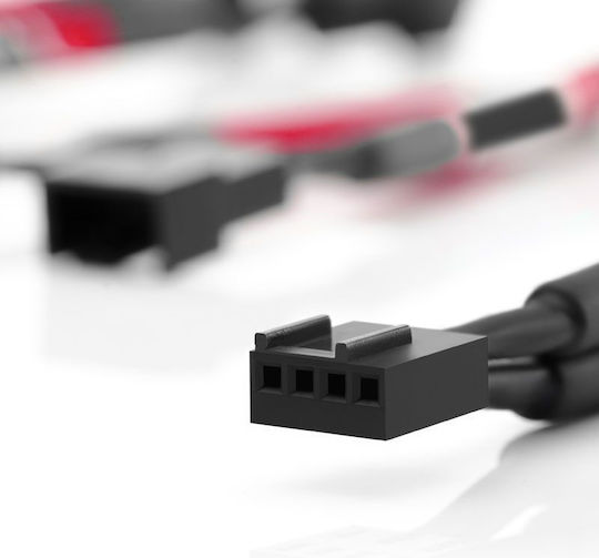 Noctua Chromax NA-SYC1 4-Pin pwm - 2x 4-Pin pwm Cable Red