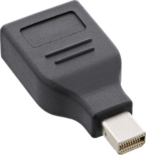 InLine Μετατροπέας DisplayPort / mini DisplayPort male σε DisplayPort / mini DisplayPort female 1τμχ (17196B)