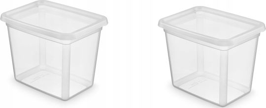 Moxom Moxom Lebensmittelgläser & Behälter Allgemeine Verwendung mit luftdichtem Kunststoffdeckel Transparent 1 Stück