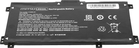Mitsu Compatible Battery for HP Envy X360 15-BP BQ CN 17-AE BW CE with 3500mAh