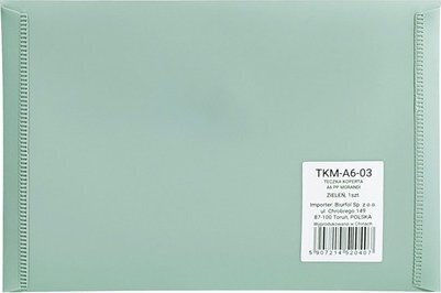 Biurfol Φάκελος Κουμπί A6 Pp Πράσινος Soft Touch Biurfol