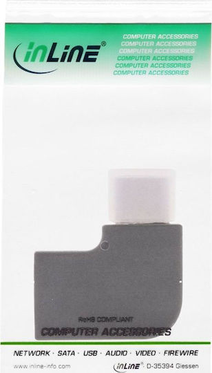 InLine USB-C 3.2 90° Angled Μετατροπέας USB-C male σε USB-C female 1τμχ