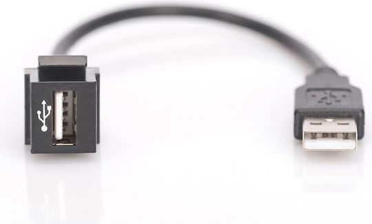 Digitus Μετατροπέας USB-A male σε USB-A female 1τμχ DN-93402