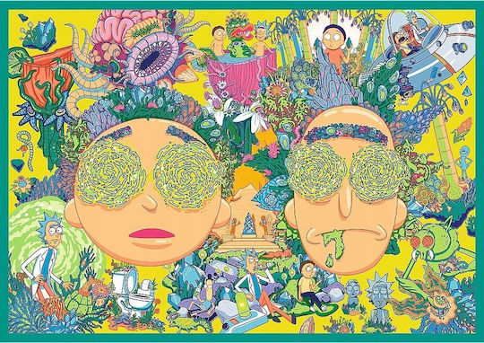 Rick And Morty Puzzle 2D 1000pcs