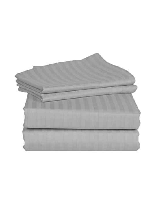 Pucioasa Cearșaf Super dublu 240x260cm. Light Gray