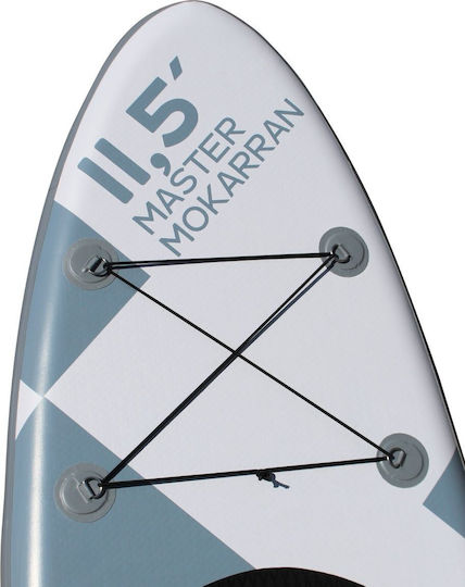 Aqua Marina Φουσκωτή Σανίδα SUP με Μήκος 3.5m Γκρι