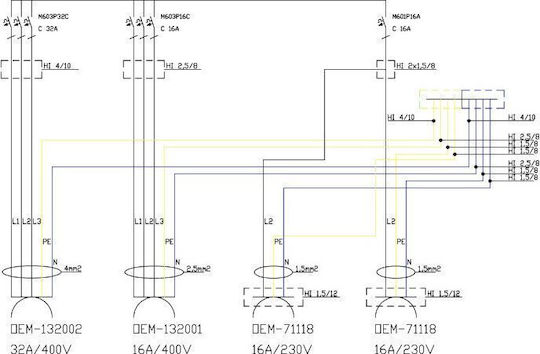 Doktorvolt Plug de alimentare de comutare 32A