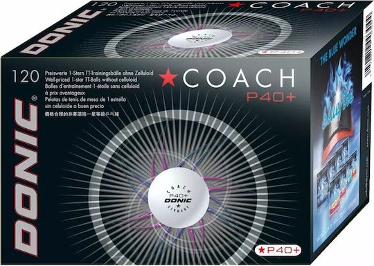 Donic Μπαλάκια Ping Pong 1-Star 120τμχ