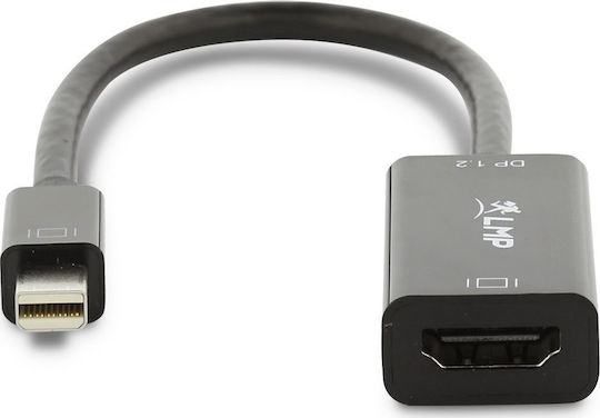 LMP Μετατροπέας mini DisplayPort male σε HDMI female 1τμχ LMP-MH-A-4K-B