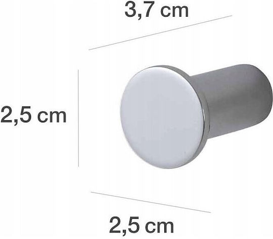 Optimal Strom Haken Badezimmer Einzeln Schrauben Silber