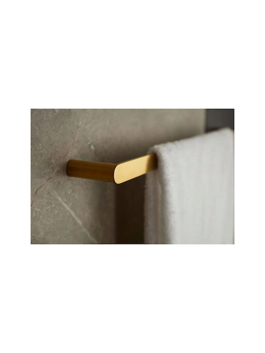 KFA Single Wall-Mounted Bathroom Rail ​22x22cm Inox Gold