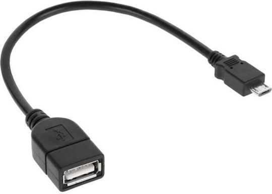 Cabletech Μετατροπέας micro USB male σε USB-A female 1τμχ DM-2908