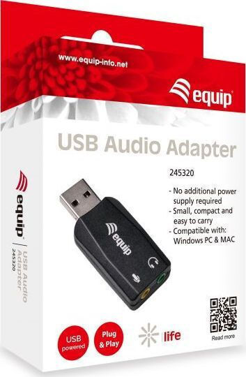 Equip Converter USB-A male to 3.5mm female 1pcs 245320