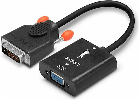 Lindy 38189 Конвертор DVI-D Мъжки към VGA Женски