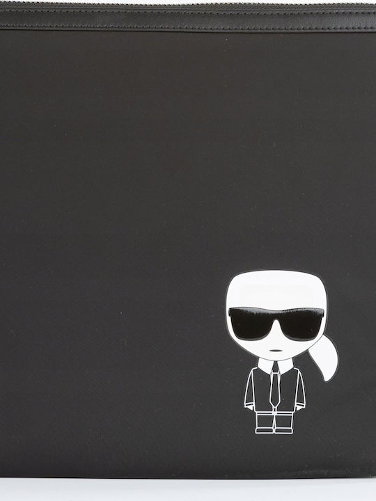 Karl Lagerfeld Karl & Choupette Geantă Husă pentru laptop 16" în culoarea Negru