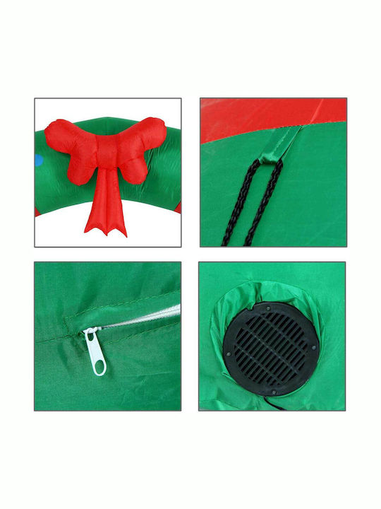 Bakaji Bakaji Inflatable Christmas Arch Santa Claus Snowman 300x240h for Outdoor Use