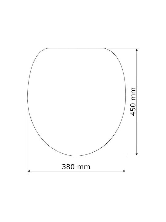 Wenko Toilettenbrille mit Bidet Kunststoff Mehrfarbig