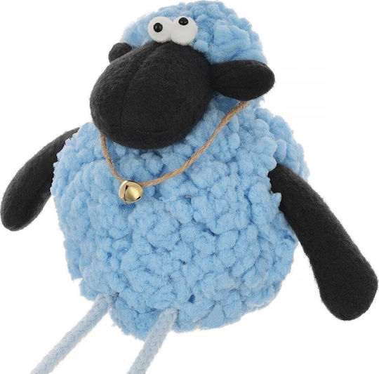 Saska Garden Saska Garden Sitting Blue Lamb 10+25cm Spring Decoration