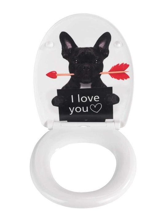 Wenko Toilettenbrille mit Bidet Kunststoff Mehrfarbig