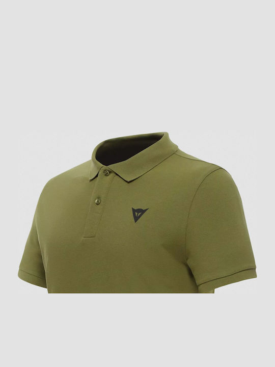 Speed Demon Polo Herrenbluse Kurzarm Olive Branch