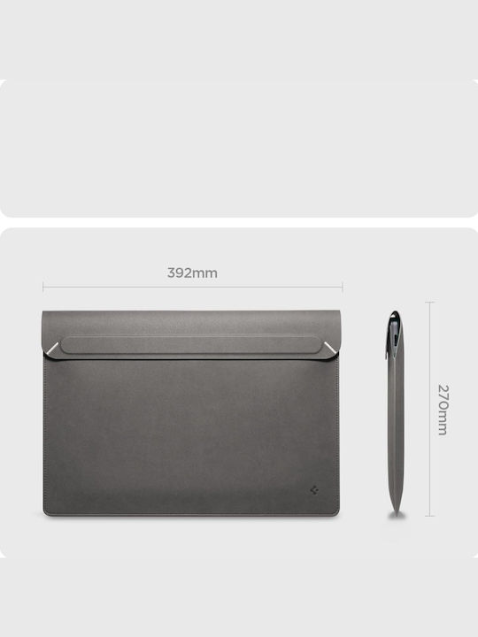 Spigen Valentinus S Hülle Macbook – Laptop 16″ Stadtgrau
