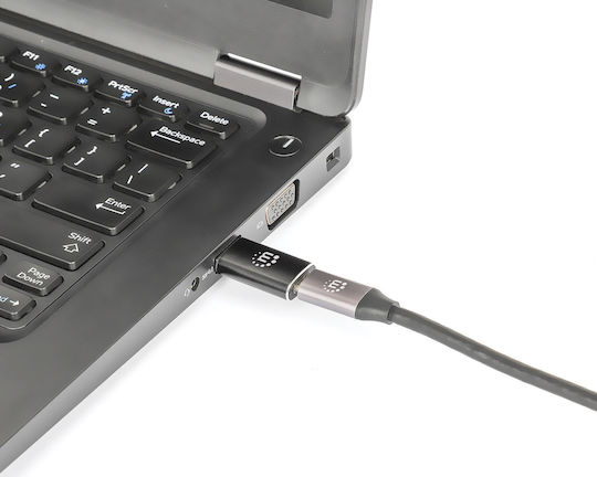 Manhattan Конвертор USB-A мъжки към USB-C женски Черен 1бр 153980