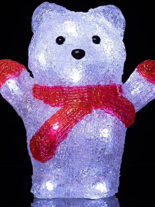 Bakaji Bakaji Polar Bear Acrylic Christmas Figure LED Lighting for Outdoor Indoor Use