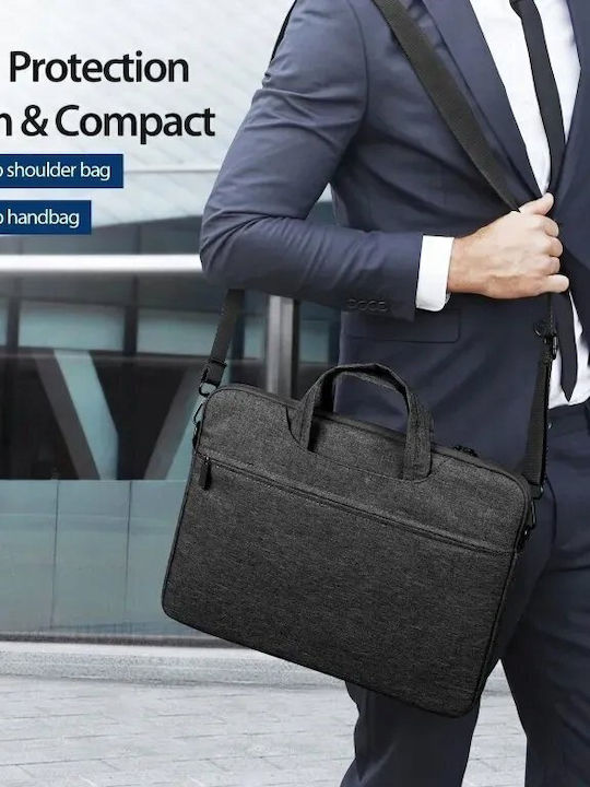 Dux Ducis Lbjb Tasche Schulter / Handheld für Laptop 15.4" in Schwarz Farbe