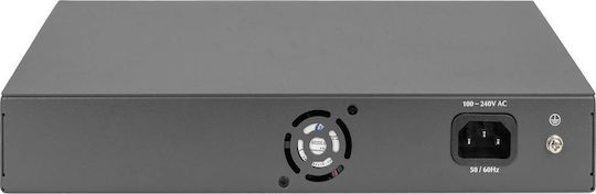 Digitus DN-95355 Unmanaged L2 PoE+ Switch με 16 Θύρες Gigabit (1Gbps) Ethernet και 1 SFP Θύρα