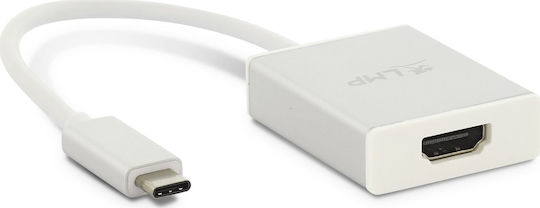 LMP Konverter USB-C / HDMI / DisplayPort männlich zu USB-C / HDMI / DisplayPort weiblich Silber 1Stück