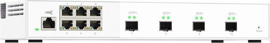 QNap QSW-M2106-4S Gestionat L2 Switch cu 6 Porturi Ethernet și 4 Porturi SFP