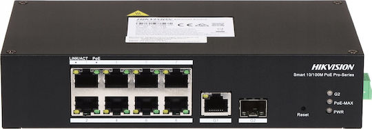 Hikvision DS-3T1310P-SI/HS Managed L2 PoE+ Switch with 8 Gigabit (1Gbps) Ethernet Ports