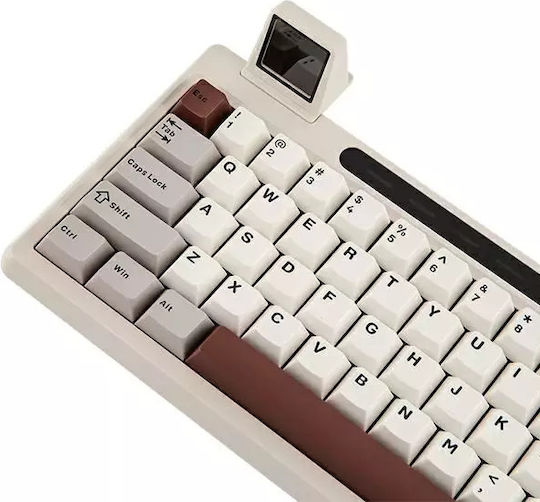 Epomaker RT65 Ασύρματο Gaming Μηχανικό Πληκτρολόγιο 65% με RGB φωτισμό (Αγγλικό US) Γκρι