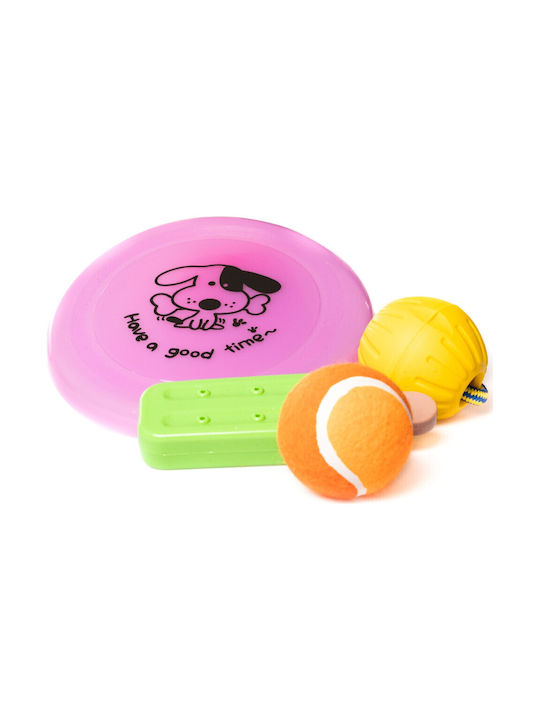 Naga Παιχνίδια Σκύλου Σετ 4 Τεμ Frisbee Μπάλα Σχοινί Μπάλα Τένις Ξυλάκι Naga Παιχνίδια Σκύλου Σετ 4 Τεμ Frisbee Μπάλα Σχοινί Μπάλα Τένις Ξυλάκι