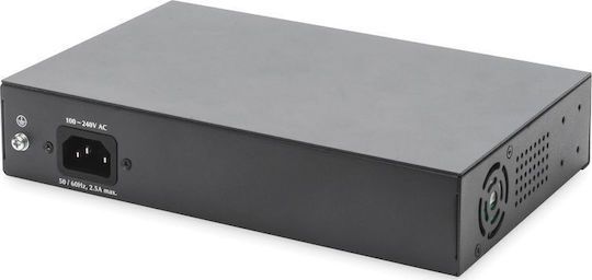 Digitus DN-95140 Unmanaged L2 Switch with 8 Gigabit (1Gbps) Ethernet Ports and 2 SFP Ports