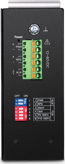 Trendnet TI-PG102I Unmanaged L2 PoE+ Switch με 8 Θύρες Gigabit (1Gbps) Ethernet και 2 SFP Θύρες