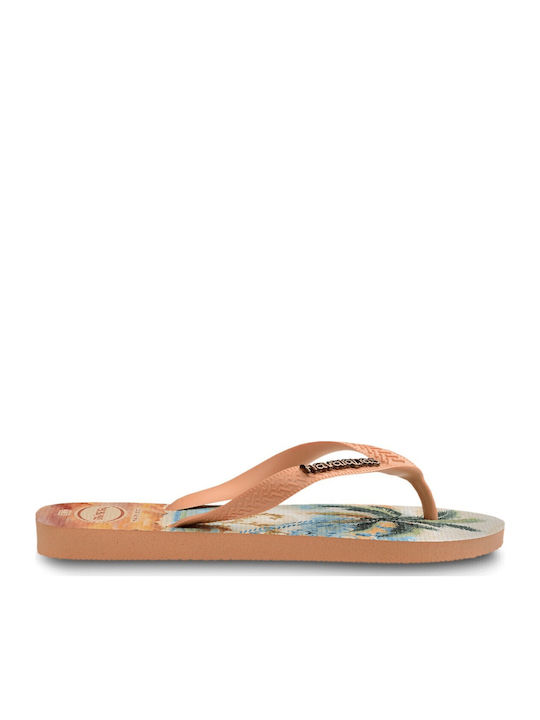 Havaianas Top Tropicalia Vibes Flip Flops Πορτοκαλί Havaianas Top Tropicalia Vibes Flip Flops Πορτοκαλί