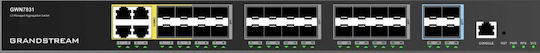 Grandstream GWN7831 Управление на L3 Switch с 4 Портове Гигабитови (1Gbps) Ethernet и 24 SFP Портове