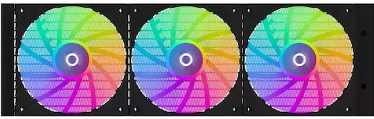 Aqirys Hydra 360 AIO Υδρόψυξη AIO CPU με 3 Ανεμιστήρες 120mm και ARGB Φωτισμό