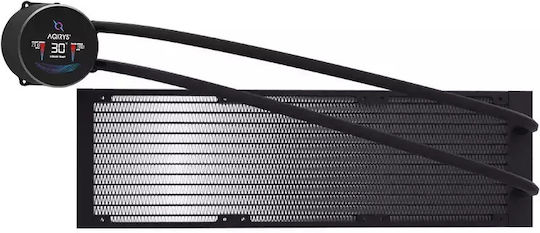 Aqirys Hydra 360 AIO Υδρόψυξη AIO CPU με 3 Ανεμιστήρες 120mm και ARGB Φωτισμό