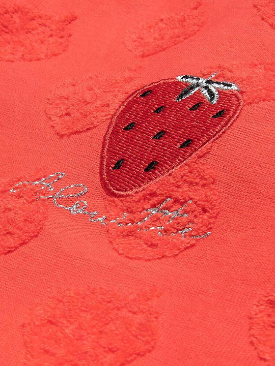 Kinder-Set mit Shorts Sommer 2Stück Orange Stickerei
