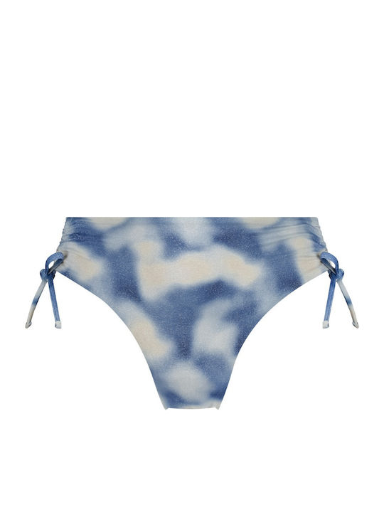 Bikini Slip Hohe Taille Lagoa Blue Shadow