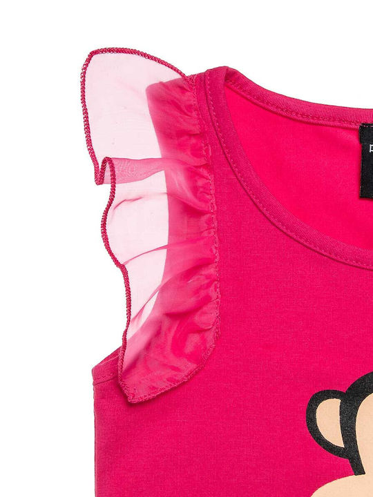 Kids' Set with Shorts Summer 2pcs Fuchsia