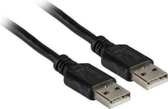 EFB USB 2.0 Cablu USB-A de sex masculin - USB-A de sex masculin Negru 3m K5253SW.3
