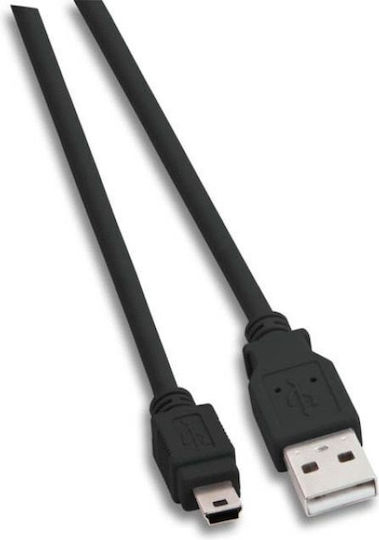 EFB USB 2.0 Cable USB-A male - mini USB-A male Μαύρο 1.8m