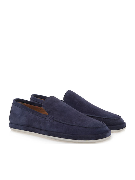 Men's Suede Loafers Blue