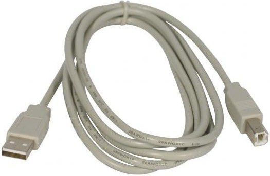 Logo Collection USB 2.0 Кабел USB-A мъжки - USB-B мъжки Сив 1.8м 7946